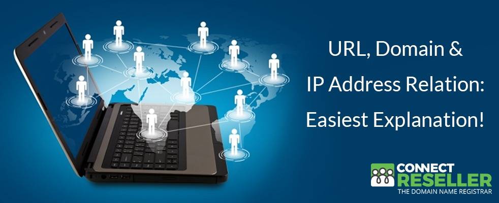 Domain Name, IP address and URL relation blog banner